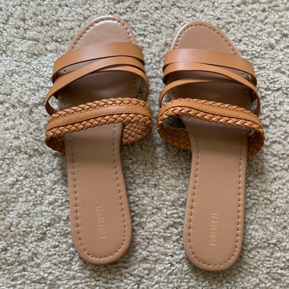 Tan sandals